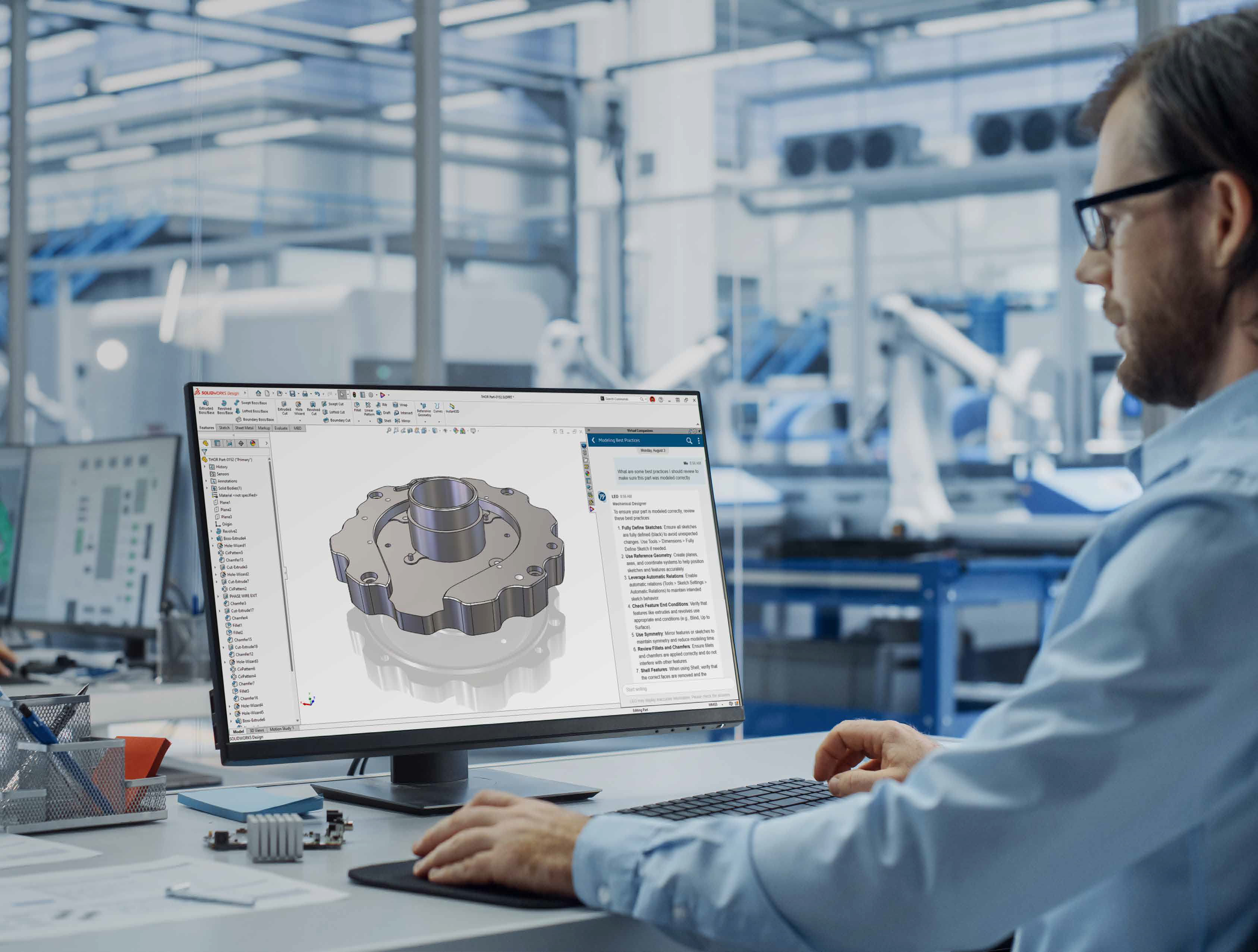 SOLIDWORKS® AI 新增功能 — R2026X FD01、 FD02、FD03